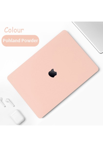 Pohland Tozu Eski Hava A1466 A1369 Quicksand Sert Kabuk Laptop Kılıfı MacBook Yeni Çip M1 Hava 13 Pro 13 2022 Macbook Pro 14 Pro 16 Yeni Hava 13.6 M2 Yumuşak Kılıf (Yurt Dışından)