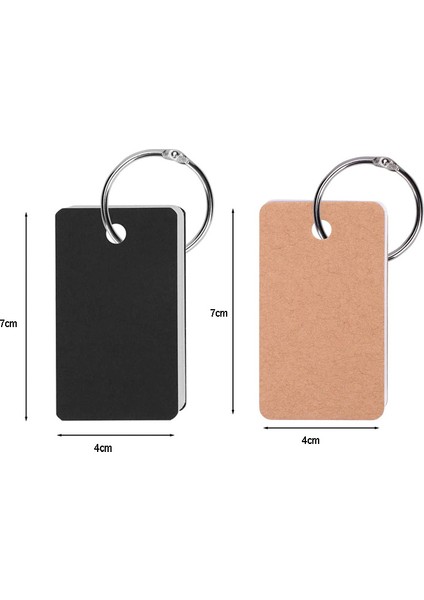 Kraft 100 Yaprak Boş Flaş Kart Bağlama Halkaları ile Dizin Kartları Çalışma Not Kartı Yer Işareti Okul Öğrenme Bellek Tarifi Için Mükemmel (Yurt Dışından)