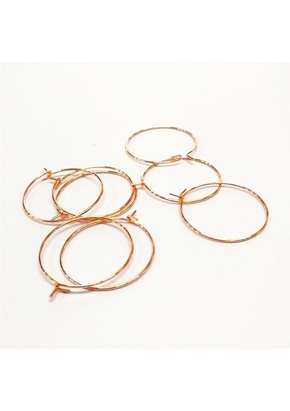 Gül Altın 20MM 20 Adet 316L Paslanmaz Çelik 15 20 25 30 35MM Hipoalerjenik Altın Yuvarlak Daire Tel Küpe Çemberler Dıy Takı Yapımı Için Bulgular (Yurt Dışından) fırsatları