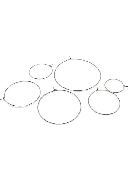 Gül Altın 20MM 20 Adet 316L Paslanmaz Çelik 15 20 25 30 35MM Hipoalerjenik Altın Yuvarlak Daire Tel Küpe Çemberler Dıy Takı Yapımı Için Bulgular (Yurt Dışından) indirimleri