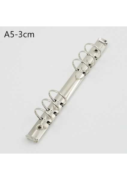 A5 3.0 cm A4 B5 A5 A6 A7 B7 Gevşek Yaprak Spiral Defter Metal Klip Halka Bağlayıcı 1.5/2/3 cm Çap Dıy Dolgu Kağıdı Depolama Klasörü Aksesuarları (Yurt Dışından)