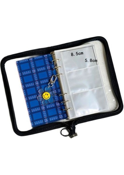 A6 Sadece Kapak A5 10 Adet A5 Şeffaf Dosya Tutucu Dizüstü 6 Delik Gevşek Yaprak Dıy Belge Çantası Bağlayıcı Halkaları Pvc Depolama Bağlama Klasörü (Yurt Dışından)
