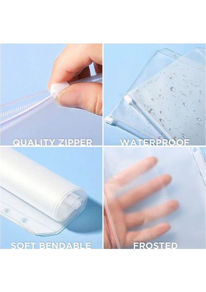 2 Adet Etiket 1 18 Adet A6 Bağlayıcı Cepler 6-Ring A6 Fermuarlı Kese Bütçe Bağlayıcı, Plastik Zarf Klasörleri Kılıflı Çanta (Yurt Dışından) fırsatları