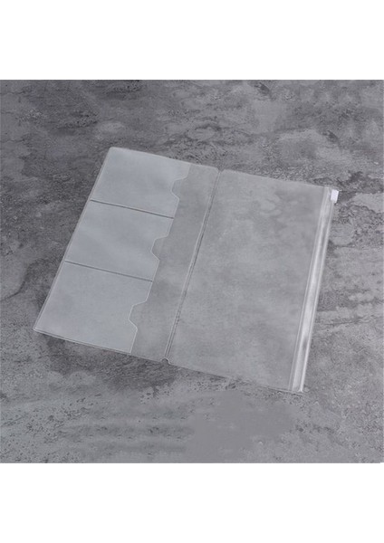 210X110MM Pvc Fermuarlı Çanta Midori Gezginler Için Dizüstü Dergisi Planlayıcısı Aksesuar Kart Tutucu Depolama Standart/cep/pasaport (Yurt Dışından)