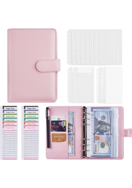 2 Adet Etiket Yeni 6 Delik Bağlayıcı Cepler Plastik Bağlayıcı Fermuar Para Tasarrufu Zarf A6 Bağlayıcı Bütçe Planlayıcısı Defter Kapakları Klasör Renkli (Yurt Dışından) fırsatları