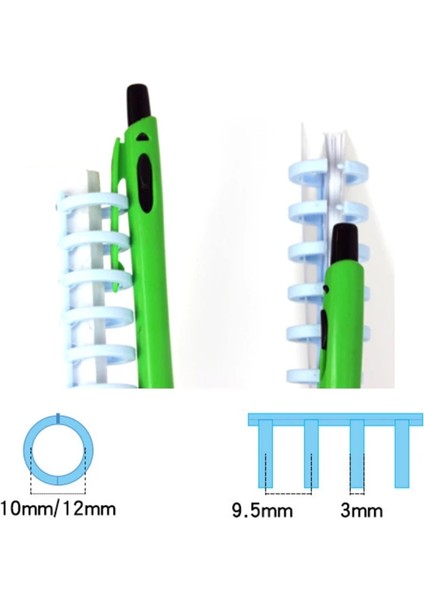 Beyaz 12MM 5 Adet 30 Delik Spiral Halkalar 30 Delik A4 A5 A6 Gevşek Yaprak Bağlayıcı Kırtasiye Ofis Malzemeleri Gevşek Yaprak Plastik Bağlama Halkası (Yurt Dışından) fırsatları