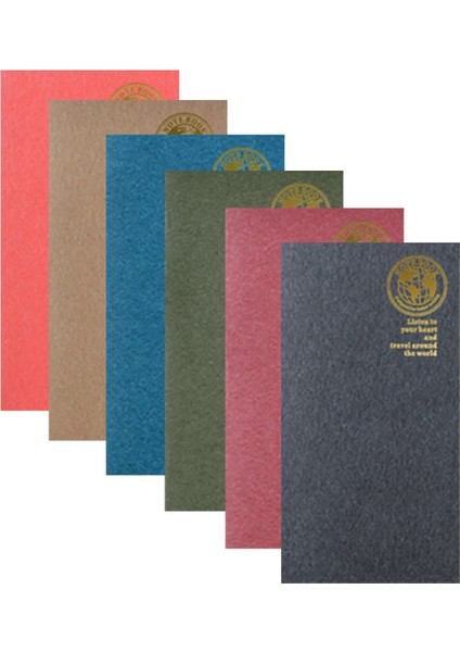 M Kraft Boş Retro Folyo Altın Kapak Gezginler Dizüstü Midori Defter ve Günlük Ekleme Dolum Standart Pasaport Için Dolum Dolgu Kağıdı (Yurt Dışından) fırsatları