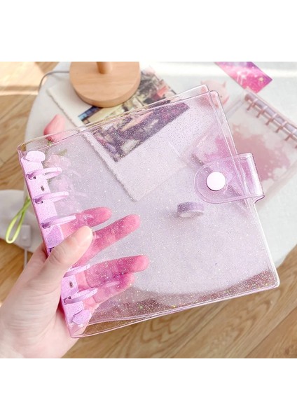 10 Adet 2 Kuşak Çanta Skysonıc Kare Bağlayıcı Toplama Kitabı Dıy Kollu Dizüstü Dolum Kağıtları Idol Goo Kart Dergisi Glitter Mermi El Kitabı (Yurt Dışından)