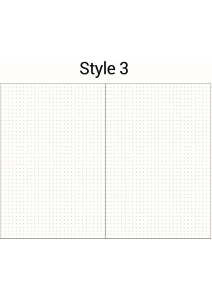 Style3 A5 A5 A6 Gevşek Yaprak Defter Dolum Spiral Ciltleyici Iç Sayfa Günlüğü Haftalık Aylık Planlayıcı Yapılacaklar Listesi Çizgi Nokta Izgara Iç Kağıt (Yurt Dışından)