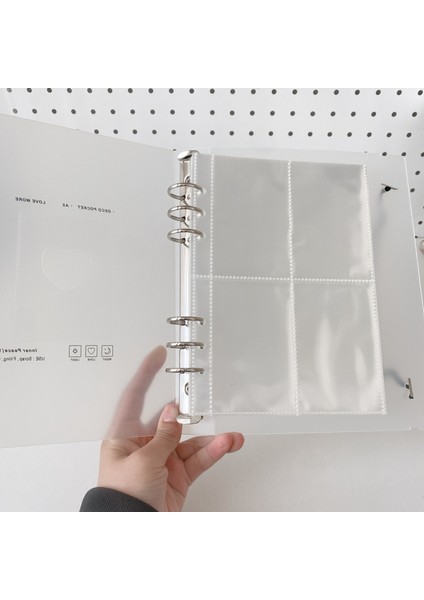 Sadece Npack Kapak A5 3/5 Inç Gevşek Yaprak Kore Idol Kpop Fotoğraf Albümü Kitap Bağlayıcı Fotoğraf Kartları Organizatör Günlük Defter Okul Kırtasiye Toplayın (Yurt Dışından) fırsatları