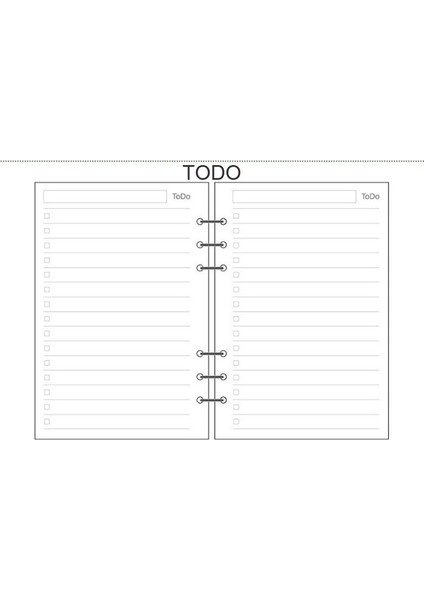 Todo A5 A5 A6 A7 Woodfree Baskı Kağıdı Planlayıcısı Iç Sayfalar Filofax Yaratıcı Ofis Dizüstü Spiral Dolgu Kağıtları Bağlayıcı Iç Sayfa (Yurt Dışından)