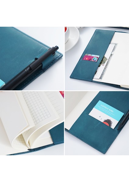 Siyah A6 A6 100% Hakiki Deri Defter Planlayıcısı Kitap Kapağı A6 Md Günlüğü Orijinal Günlük Çizim Eskiz Defteri (Yurt Dışından) fırsatları