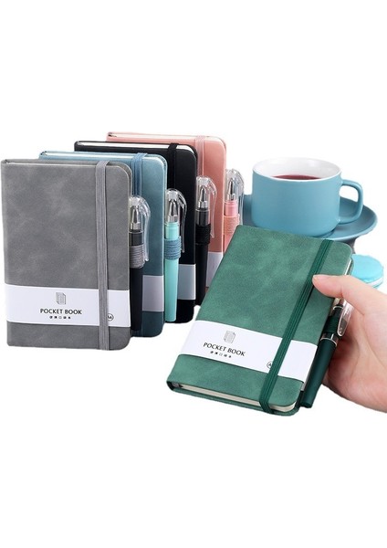 Siyah B5 A6 A7 Mini Dizüstü Taşınabilir Cep Not Defteri Not Günlüğü Planlayıcısı Öğrenciler Için Yazma Kağıdı Okul Ofis Malzemeleri (Yurt Dışından)