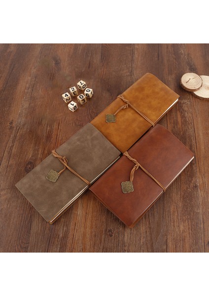 Bir Journamm 60 Sayfa/kitap 11*21 cm Boş Kağıt Defter Önemsiz Dergisi Pu Deri Kitap Kapağı Dıy Scrapbooking Planlayıcısı Vintage Defter (Yurt Dışından) fiyatları