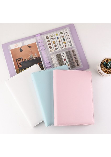 15 Yaprak Yiwi A5 Macaron Pu Deri Bağlayıcı Kollu 1 P 2 P 4 P Şeffaf Fotoğraf Albümü Bağlayıcı Dolum Iç Kollu Fotocard Tutucu (Yurt Dışından) fiyatları
