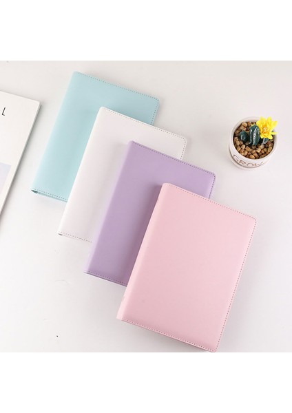 15 Yaprak Yiwi A5 Macaron Pu Deri Bağlayıcı Kollu 1 P 2 P 4 P Şeffaf Fotoğraf Albümü Bağlayıcı Dolum Iç Kollu Fotocard Tutucu (Yurt Dışından) indirimleri