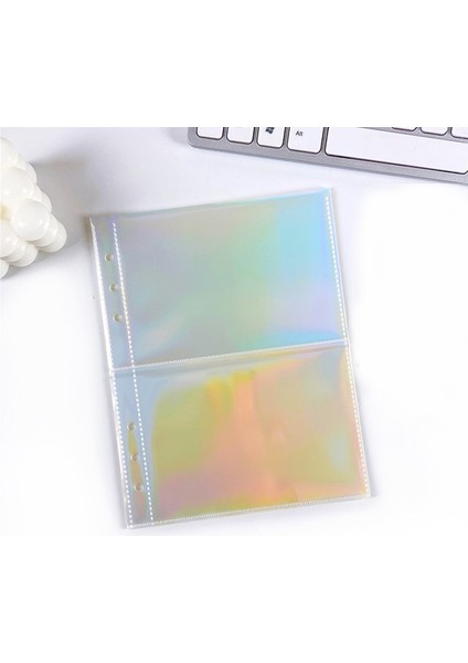 Lazer Çantası 2-10 Adet A5 Ciltli Defter Jounral Kapak Ins Bandaj Fotocardlar Çıkartmalar Kitap Fotoğraf Kartları Toplama Fazlı Ince Depolama Etiket Organizatör (Yurt Dışından)