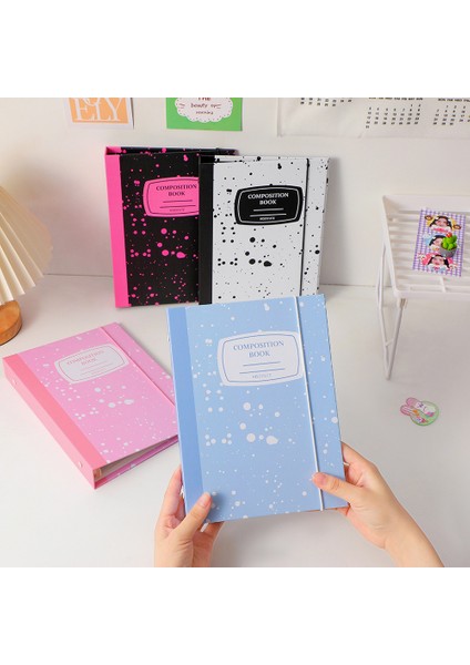 Lazer Çantası 2-10 Adet A5 Ciltli Defter Jounral Kapak Ins Bandaj Fotocardlar Çıkartmalar Kitap Fotoğraf Kartları Toplama Fazlı Ince Depolama Etiket Organizatör (Yurt Dışından) modelleri