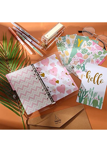 Stil 2 A5 5 Adet A5 A6 Vintage Çiçek Defter Gevşek Yaprak Spiral Bağlayıcı Endeksi Kawaii Ayırıcı Sayfa Bölücüler 6 Delik Günlüğü Kitap Istasyonu (Yurt Dışından) fırsatları