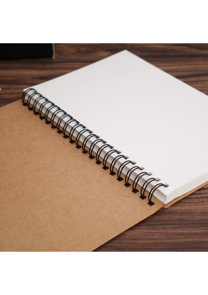 Kraft -Kraft Kağıt Defter Planlayıcısı Çizim Boyama Profesyonel Sığır Kartı Eskiz Kağıt Kitap Okul Malzemeleri Kırtasiye Eskiz Defteri (Yurt Dışından) indirimleri