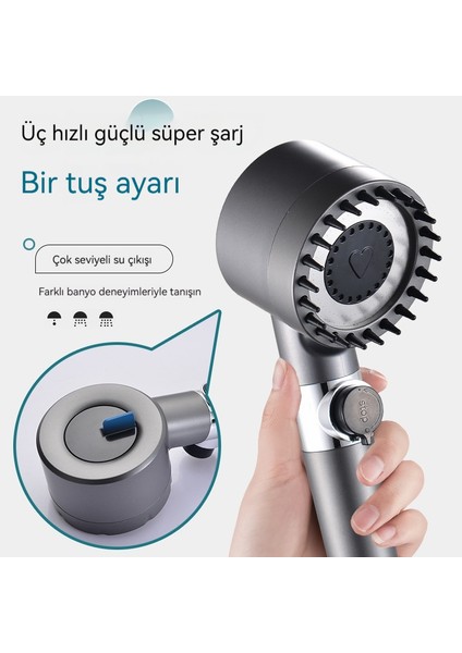 Ev El Duş Başlığı Kompresörlü Duş Başlığı Duş Başlığı Banyo Musluğu (Yurt Dışından) fiyatları