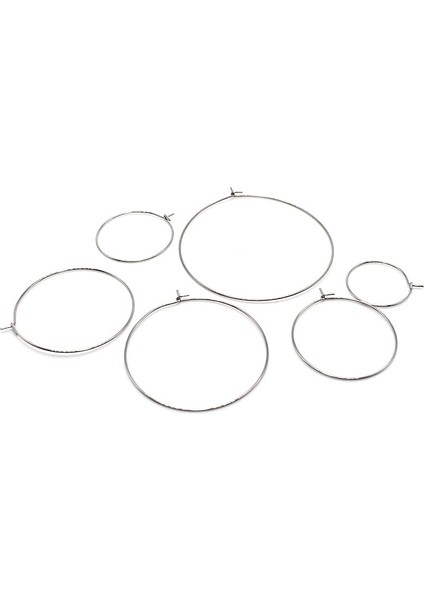 Altın 30MM 20 Adet 316L Paslanmaz Çelik 15 20 25 30 35MM Hipoalerjenik Altın Yuvarlak Daire Tel Küpe Çemberler Dıy Takı Yapımı Için Bulgular (Yurt Dışından) indirimleri