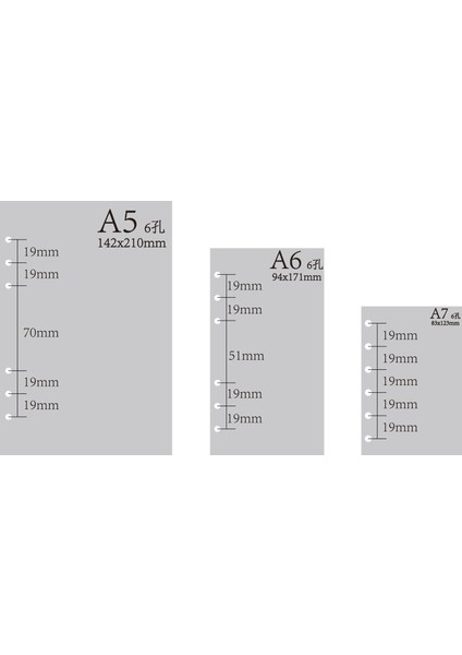 5 Aylık Plan A5 Aylık/haftalık/günlük Spiral A6 A5 A7 B5 A4 Halkalı Defter Kağıdı, Filofax Düzenleyici Dolgu (Yurt Dışından) modelleri