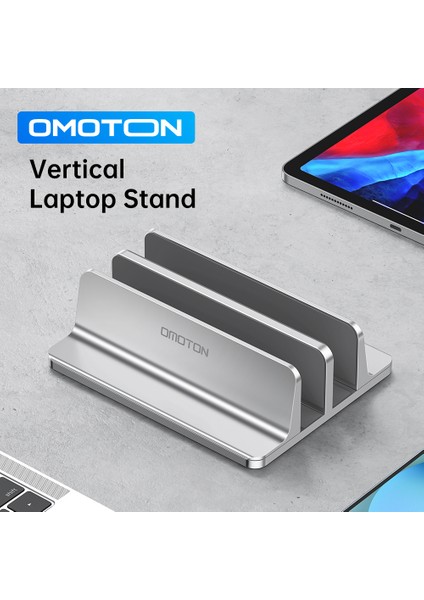 LD02-SLIVER Omoton Dikey Dizüstü Bilgisayar Standı Alüminyum Çift Masaüstü Yerçekimi Tutucu, Ayarlanabilir Bağlantı Istasyonu ile 17,3 Inç'e Kadar Yüzey Kitap Masasına Uyuyor (Yurt Dışından) fiyatları