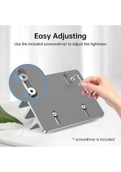 LD02-SLIVER Omoton Dikey Dizüstü Bilgisayar Standı Alüminyum Çift Masaüstü Yerçekimi Tutucu, Ayarlanabilir Bağlantı Istasyonu ile 17,3 Inç'e Kadar Yüzey Kitap Masasına Uyuyor (Yurt Dışından) fırsatları