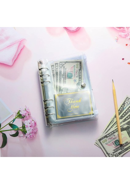 6 Adet A5 A5 A6 Şeffaf Bağlayıcı Bütçe Planlayıcı Organizatör 6 Halka Bağlayıcı Kapağı 6 Adet Bağlayıcı Cepleri ve 12 Adet Gider Bütçesi Sayfaları (Yurt Dışından) indirimleri