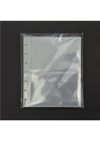 A6 3 Izgara 10 Sayfa 10 Adet A5 A6 Transpant Dolum Saklama Çantası 6 Delikli Ciltli Defter Aksesuarı Pvc Fotoğraf Albümü Çanta Etiket Organizatör Sabit (Yurt Dışından) indirimleri