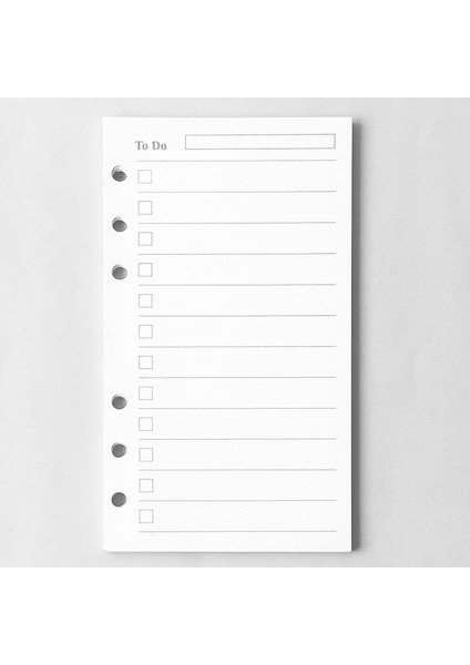 Style4 A5 A5 A6 Gevşek Yaprak Defter Dolum Spiral Ciltleyici Iç Sayfa Günlüğü Haftalık Aylık Planlayıcı Yapılacaklar Listesi Çizgi Nokta Izgara Iç Kağıt (Yurt Dışından)