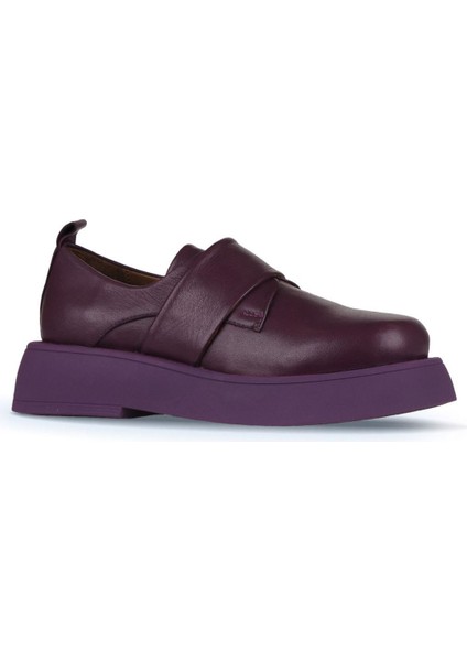 Bueno Shoes Mor Deri Kadın Klasik Ayakkabı 01WZ6404