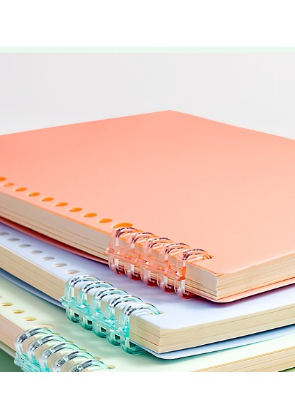 Haki Seti (4 Adet) B5 4 Sayfa A4 A5 B5 Gevşek Yaprak Kitap Kapağı Pp Renkli Bağlayıcı Spiral Halka Şeffaf Plastik Kırtasiye Ofis Okul Malzemeleri (Yurt Dışından) indirimleri
