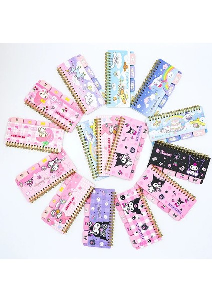 8 Adet Melody Sanrio Aile Kuromi Melody Cinnamoroll Sevimli Karikatür Öğrenci Kayıt Renkli Sayfa Piyano Tarzı Sınıflandırılmış Dizüstü Yaratıcı Not Defteri (Yurt Dışından) fırsatları