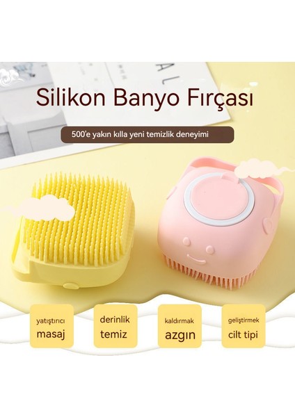 Evcil Hayvan Silikon Banyo Fırçası (Yurt Dışından)