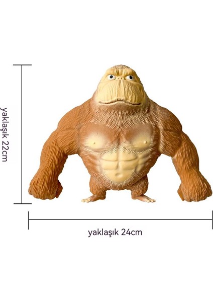 Yavaş Toparlanma Yaratıcı Süper Sevimli Dekompresyon Goril Oyuncağı Hamuru (Yurt Dışından)