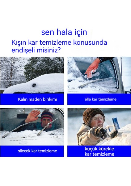 Araba Üçü Bir Arada Kar Temizleme Küreği Aracı (Yurt Dışından)