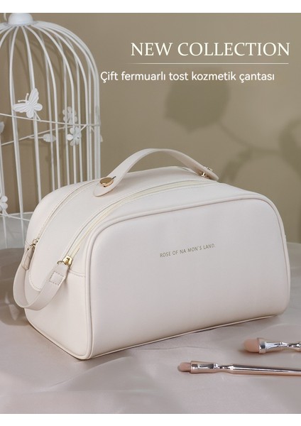 Çift Fermuarlı Cilt Bakım Ürünü Taşınabilir Saklama Çantası (Yurt Dışından) fiyatları