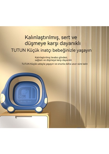 Çocuk Karikatür Araba Yıkama Katlanır Havzası (Yurt Dışından)