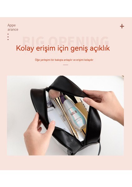 Pu Su Geçirmez Taşınabilir Şeffaf Saklama Çantası (Yurt Dışından) fırsatları