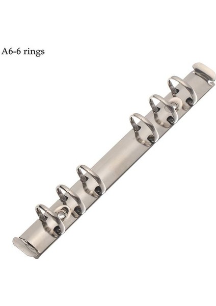 A6-6 Halkalar A4/b5/a5/a6/a7 Metal Spiral Halkalar Dosya Gevşek Yapraklı Klasör Klip Dıy Albümü Günlüğü Karalama Defteri Bağlayıcı Dizüstü Aksesuar Kırtasiye (Yurt Dışından)