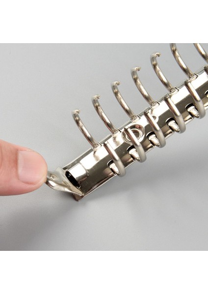 A6-6 Halkalar A4/b5/a5/a6/a7 Metal Spiral Halkalar Dosya Gevşek Yapraklı Klasör Klip Dıy Albümü Günlüğü Karalama Defteri Bağlayıcı Dizüstü Aksesuar Kırtasiye (Yurt Dışından)