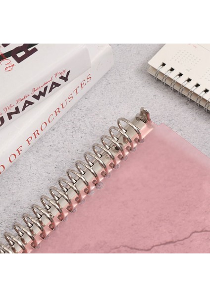 A6-6 Halkalar A4/b5/a5/a6/a7 Metal Spiral Halkalar Dosya Gevşek Yapraklı Klasör Klip Dıy Albümü Günlüğü Karalama Defteri Bağlayıcı Dizüstü Aksesuar Kırtasiye (Yurt Dışından)