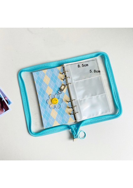 A6 Sadece Kapak A6 10 Adet A5 Şeffaf Dosya Tutucu Dizüstü 6 Delik Gevşek Yaprak Dıy Belge Çantası Bağlayıcı Halkaları Pvc Depolama Bağlama Klasörü (Yurt Dışından)