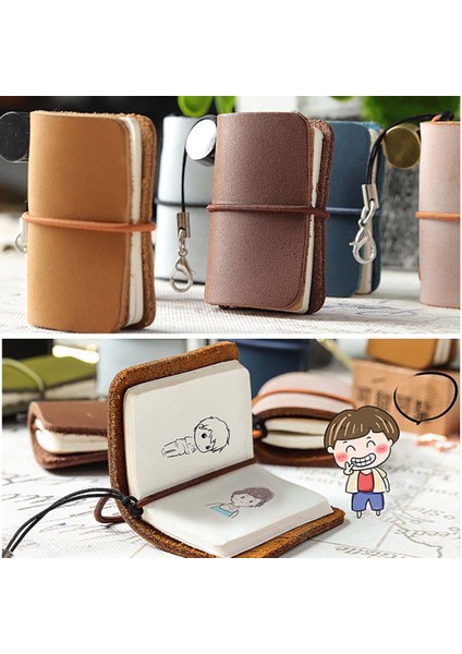 Mor 32 Sayfa Ultra Küçük Mini El Kitabı Dizüstü Sevimli Değiştirilebilir Gevşek Yaprak Tether El Hesabı Not Defteri Pad Kawaii Kırtasiye (Yurt Dışından)