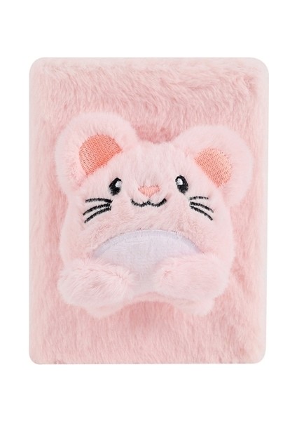 Pembe Kulak Fare Kabarık Dizüstü Güzel Peluş Otebook Karikatür Astronot Dizüstü Günlük Planlayıcısı (Yurt Dışından)