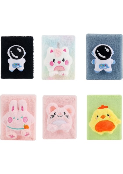 Pembe Kulak Fare Kabarık Dizüstü Güzel Peluş Otebook Karikatür Astronot Dizüstü Günlük Planlayıcısı (Yurt Dışından) fiyatları