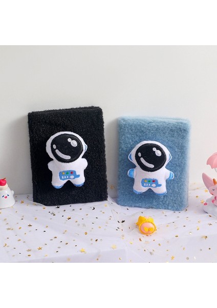 Pembe Kulak Fare Kabarık Dizüstü Güzel Peluş Otebook Karikatür Astronot Dizüstü Günlük Planlayıcısı (Yurt Dışından) indirimleri