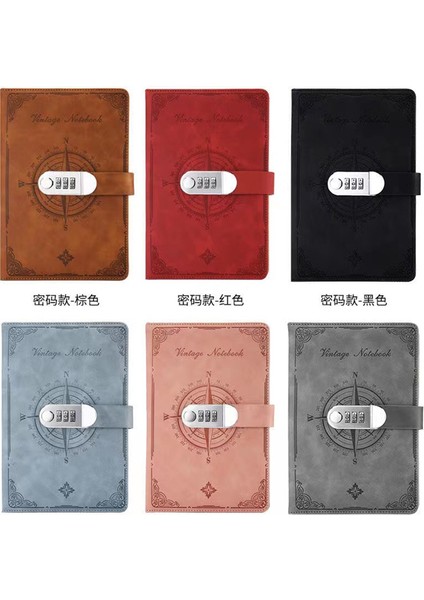 A3 A5 A5RETRO Şifre Defter Kilitli Dergisi Kalınlaşmak Basit Öğrenci Not Defteri El Kitabı Gezginler Kırtasiye Ofis Okul Malzemeleri (Yurt Dışından)